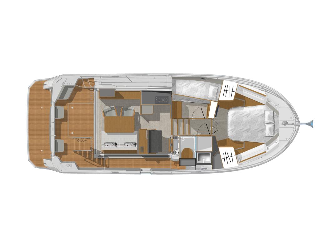 Beneteau Swift Trawler 35 3D