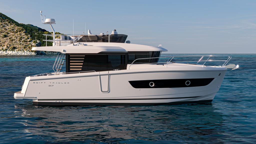 SWIFT TRAWLER 37 FLYBRIDGE - IMAGE - RENDERING 